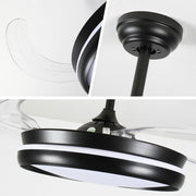 Windora Cyra 42" Black Halo DC Ceiling Fan w/ 3CCT LED Remote Control - image 5
