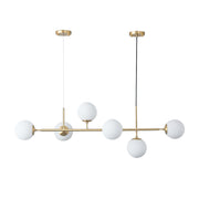 Modern Sputnik Chandelier 6-Light 125cm White Cover Ceiling CL-SPC6