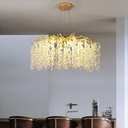 Golden Wisteria Crystal Chandelier 80cm - image 2
