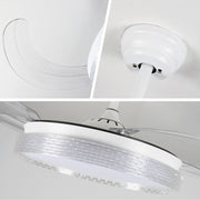 Windora Liora 42" White Weave DC Ceiling Fan w/ 3CCT LED Remote Control - image 5