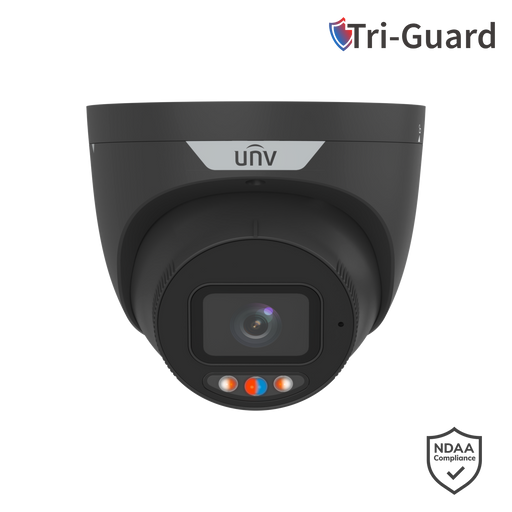 UNV 6MP Triguard TURRET FIXED CAMERA BLACK