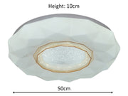 Thalina 36W Tri-Colour Dimmable Ceiling Oyster Light - image 5