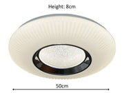 Mirona 36W Tri-Colour Dimmable Ceiling Oyster Light - image 5