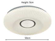 Solina 36W Tri-Colour Dimmable Ceiling Oyster Light - image 5
