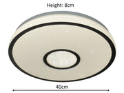 Vero 24W Tri-Colour Dimmable Ceiling Oyster Light - image 5