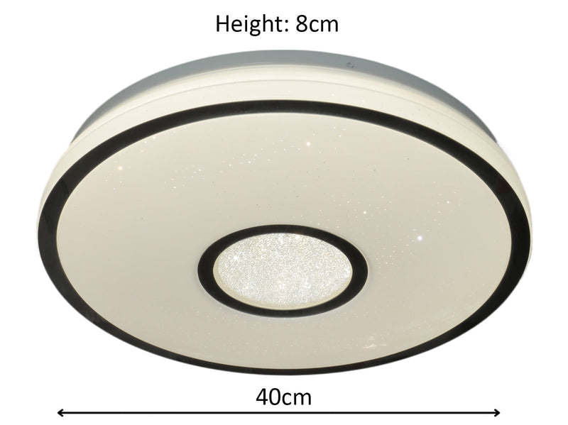 Vero 24W Tri-Colour Dimmable Ceiling Oyster Light - image 5