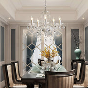 Vintage Crystal Chandelier Glass Castle Ceiling Pendant Light CL-CC
