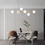Modern Sputnik Chandelier 6-Light 125cm White Cover Ceiling CL-SPC6