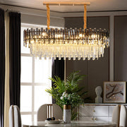 Noelle 8-Light Linear Crystal Chandelier – 90cm - image 4
