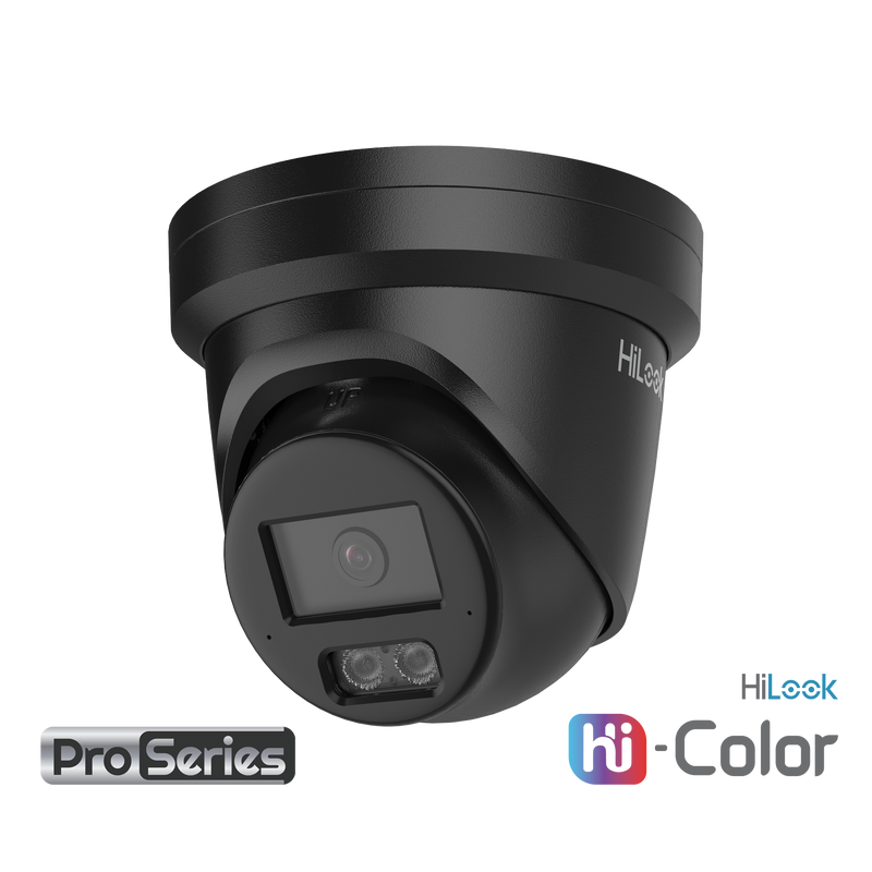 HILOOK 6MP HI-COLOR TURRET FIXED CAMERA BLACK