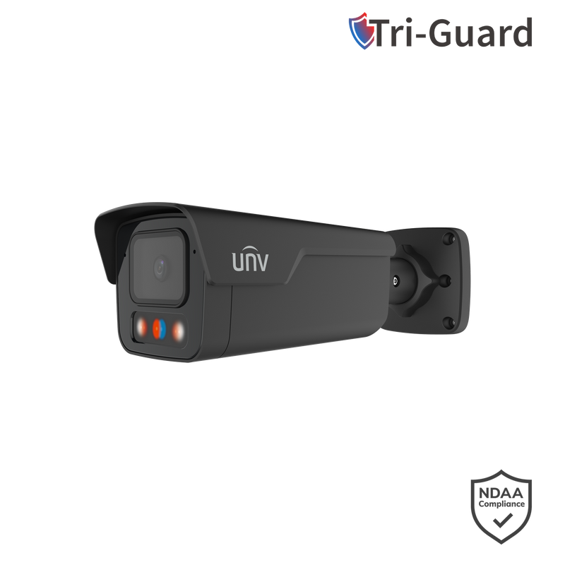 UNV 6MP Triguard Fixed Bullet Network Camera BLACK