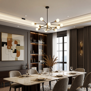 Sputnik Chandelier 12 Light Modern Pendant 3 Color Ceiling Light CL-HWGC12