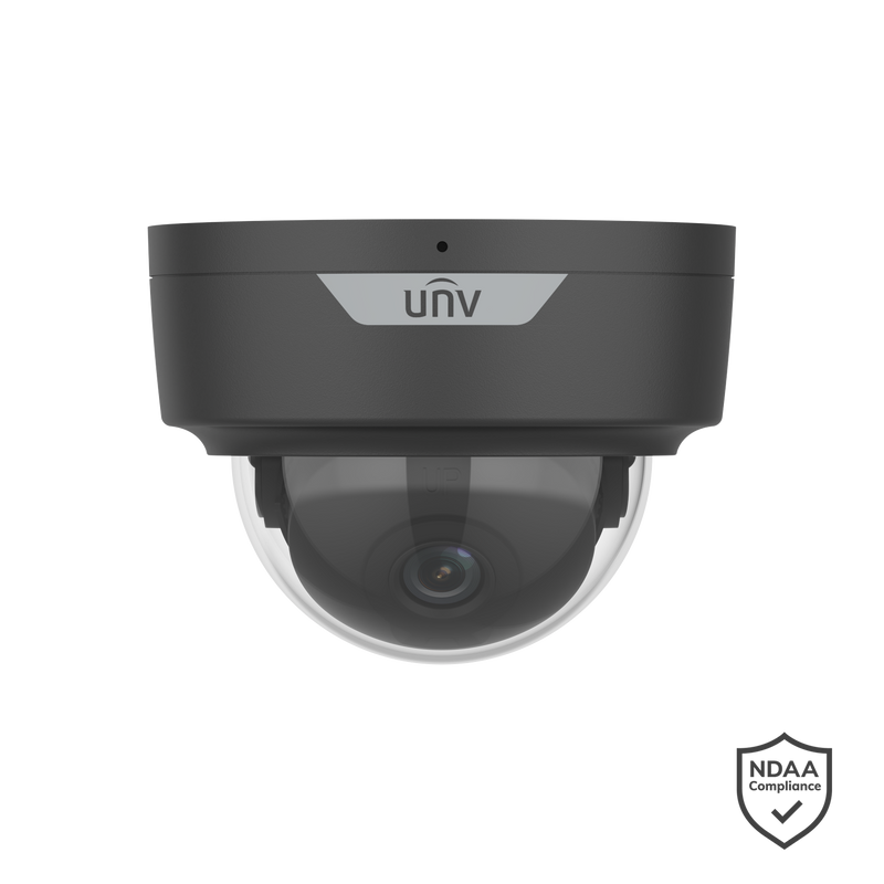 UNV 6MP DOME FIXED CAMERA BLACK