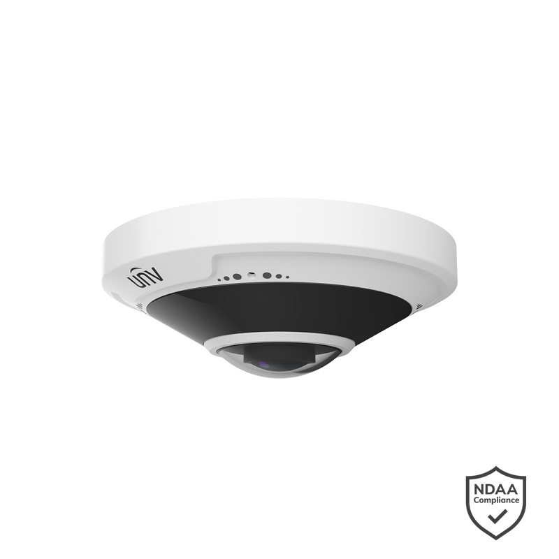 12MP OmniView Fixed IR Fisheye Network Camera