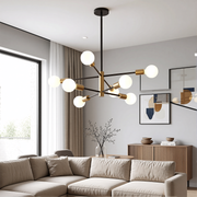 Sputnik Chandelier 8 Light Modern Pendant 3 Color Ceiling Light CL-HWGC8