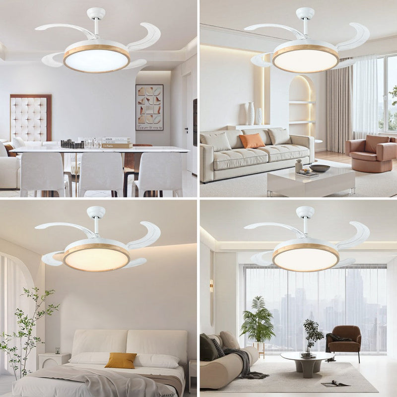 Windora Brielle 42" Wood Accent DC Ceiling Fan w/ 3CCT LED Remote Control - image 9