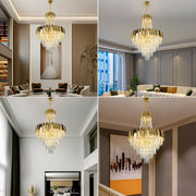 Aria 23-Light Gold Crystal Tiered Chandelier – 80cm - image 6