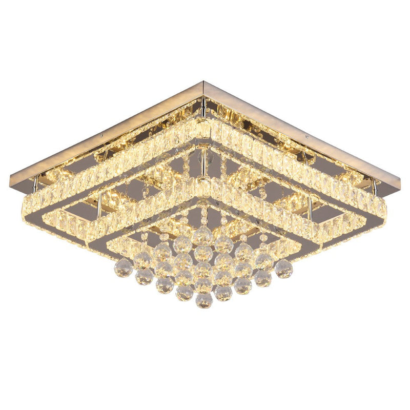 Mira 80W Tri-Colour Dimmable Crystal Chandelier – 62cm - image 2