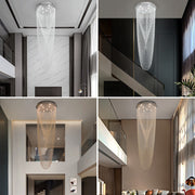 Virella Draped Beaded Chandelier 45W 3CCT – 60cm - image 8