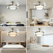 Windora Aurea 42" Gold Dual-Tone Crystal DC Ceiling Fan w/ 3CCT LED Remote Control - image 8