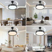 Windora Cyra 42" Black Halo DC Ceiling Fan w/ 3CCT LED Remote Control - image 9