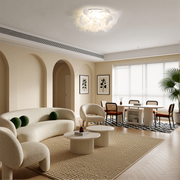 52cm Cream Cloud Petal LED Ceiling Light Modern Minimalist Chandelier CL-CFL52
