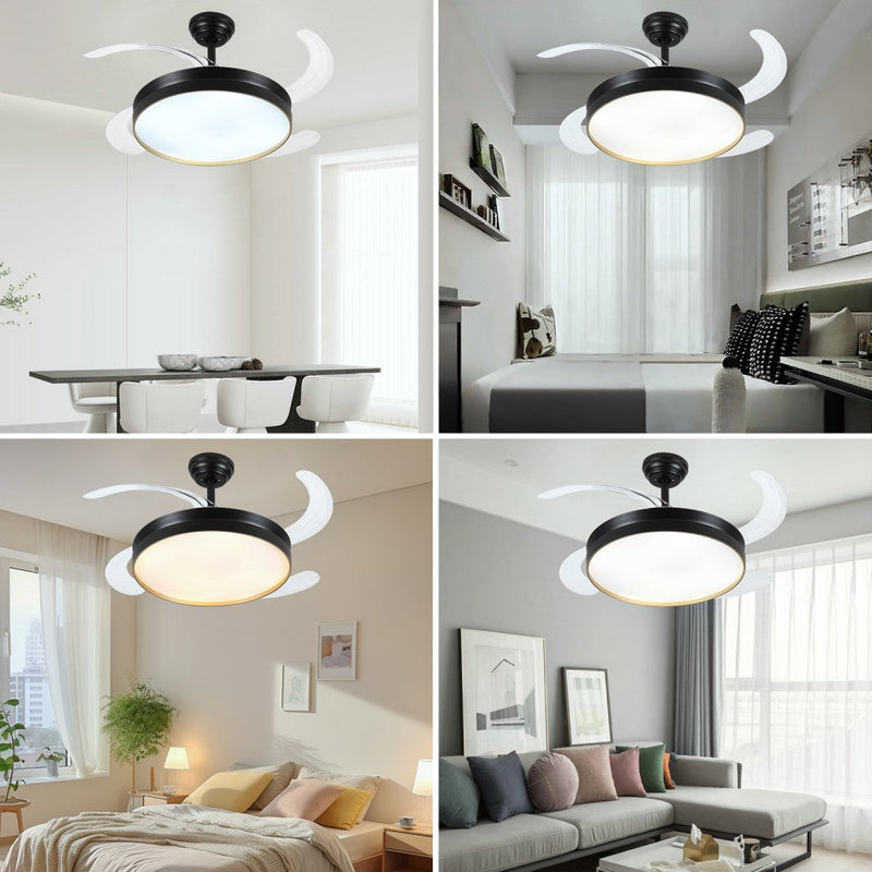 Windora Orien 42" Black Trim DC Ceiling Fan w/ 3CCT LED Remote Control - image 9