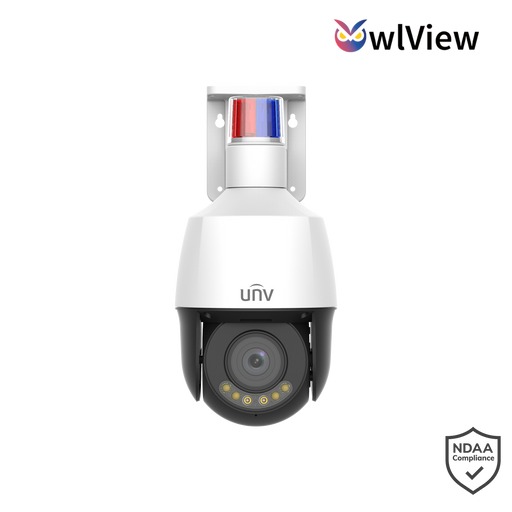UNV 4MP 5X Wise-ISP Tri-Guard Warm light Network PTZ Camera
