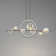 Glass Globe Sputnik Chandelier 7-Light LED Pendant Light CL-GM7