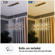 Modern Firework Chandelier 12 Lights 3 Colors Dandelion Pendant CL-FWS