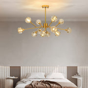 Brass Sputnik Chandelier Modern Pendant 3-Color Ceiling Light CL-12G