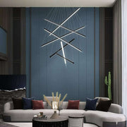 LED 7Bars Modern Chandelier Dimmable Adjustable Pendant Light CL-7BAR
