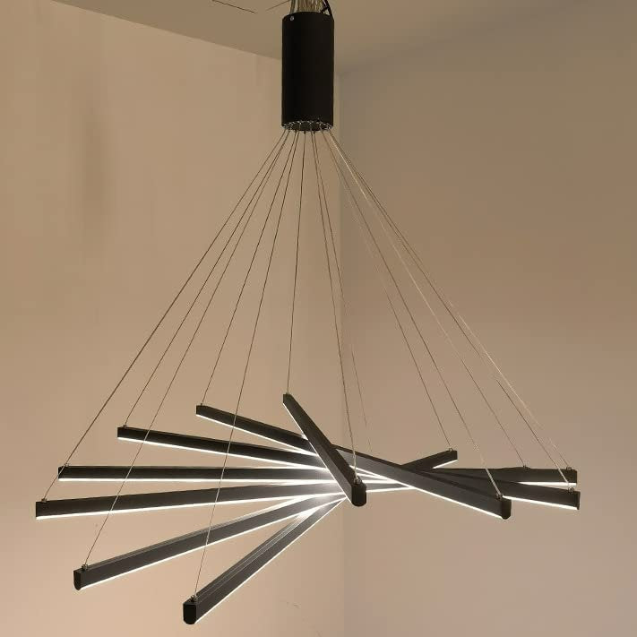 LED 7Bars Modern Chandelier Dimmable Adjustable Pendant Light CL-7BAR