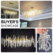 Crystal Tree Branches Chandelier Luxury 10-Light Elegant Pendant CL-CTBC