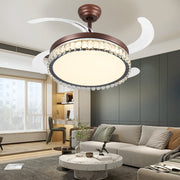 Windora Thalia 42" Antique Bronze Crystal Chandelier DC Ceiling Fan w/ 3CCT LED Remote - image 7