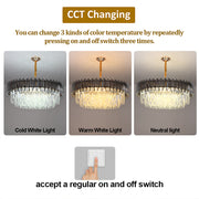 Noelle 18-Light Round Crystal Chandelier – 80cm - image 5