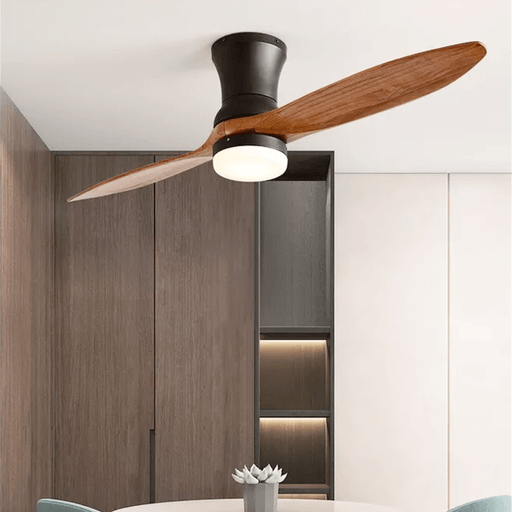 Ceiling Fan With LED Light 60"Designer 2Wood Coffee Blades 60W CF-6003