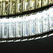 Olympia 62W Tri-Colour Dimmable Crystal Ring Chandelier – 59cm - image 3