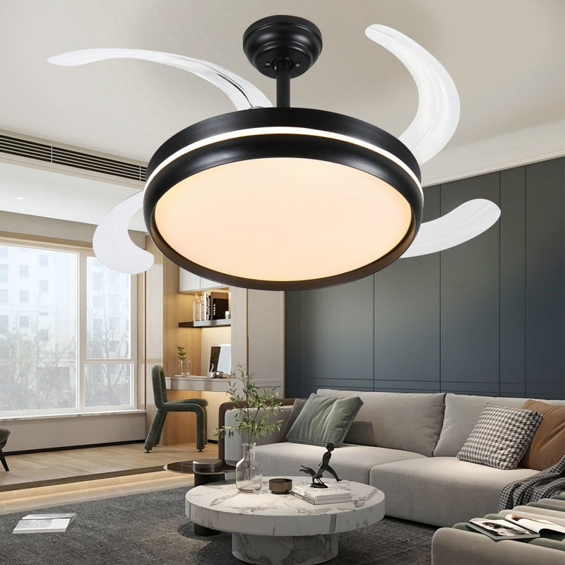 Windora Cyra 42" Black Halo DC Ceiling Fan w/ 3CCT LED Remote Control - image 7