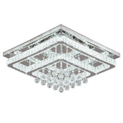 Mira 80W Tri-Colour Dimmable Crystal Chandelier – 62cm