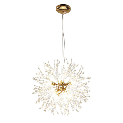 Crystal Firework Chandelier Flush Mount Dandelion Pendant Light CL-FWC