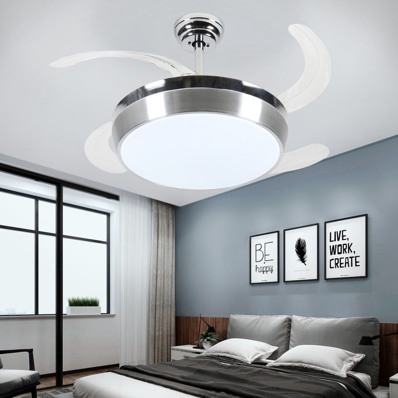 Windora Aether 42" Brushed Steel DC Ceiling Fan w/ 3CCT LED Remote Control - image 7