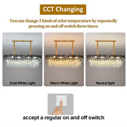 Noelle 8-Light Linear Crystal Chandelier – 90cm - image 5