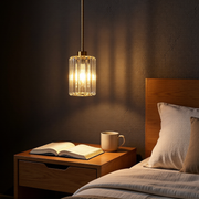 Modern Crystal Pendant Light Mini Chandelier Hanging Lamp Gold CL-SCL