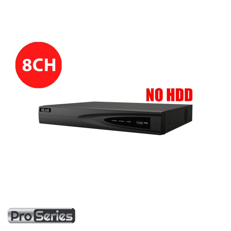 HILOOK PRO 8CH NVR WITHOUT HDD