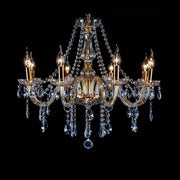 8 Lights Crystal Chandelier Large Ceiling Pendant Light CL-NCC8