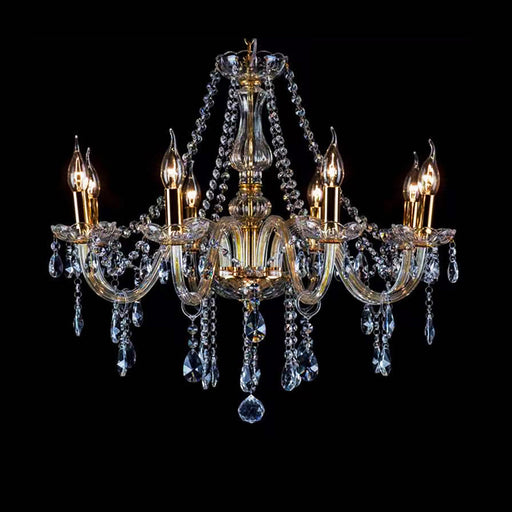 8 Lights Crystal Chandelier Large Ceiling Pendant Light CL-NCC8