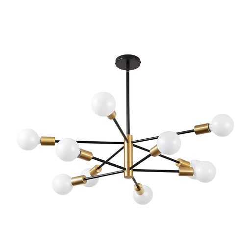 Sputnik Chandelier 12 Light Modern Pendant 3 Color Ceiling Light CL-HWGC12