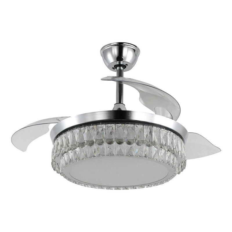 Windora Celestia 42" Crystal Chandelier DC Ceiling Fan w/ 3CCT Dimmable LED - image 3