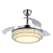 Windora Celestia 42" Crystal Chandelier DC Ceiling Fan w/ 3CCT Dimmable LED - image 2